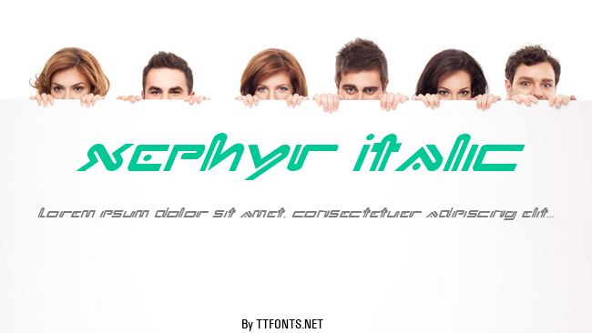 Xephyr Italic example